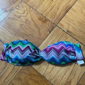 L*Space strapless bikini top